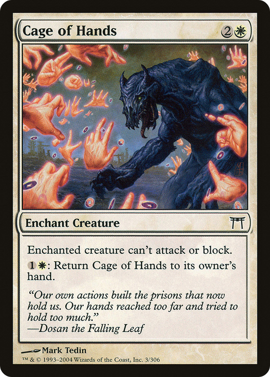 Cage of Hands [Champions of Kamigawa] Foil