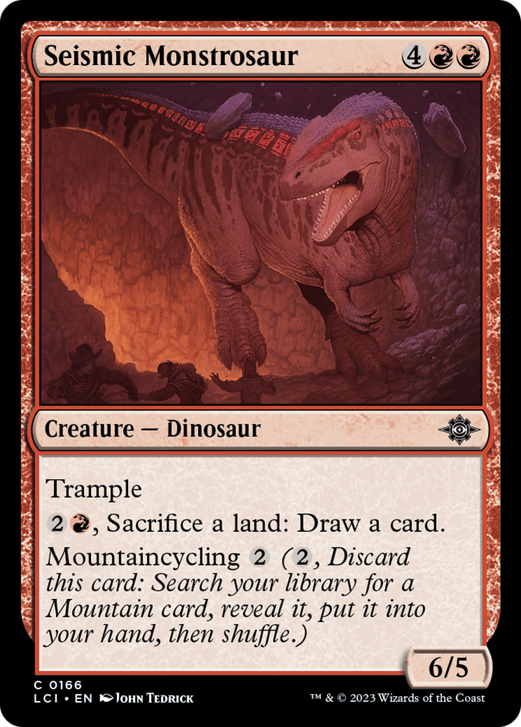 Seismic Monstrosaur (166) Foil - The Lost Caverns of Ixalan