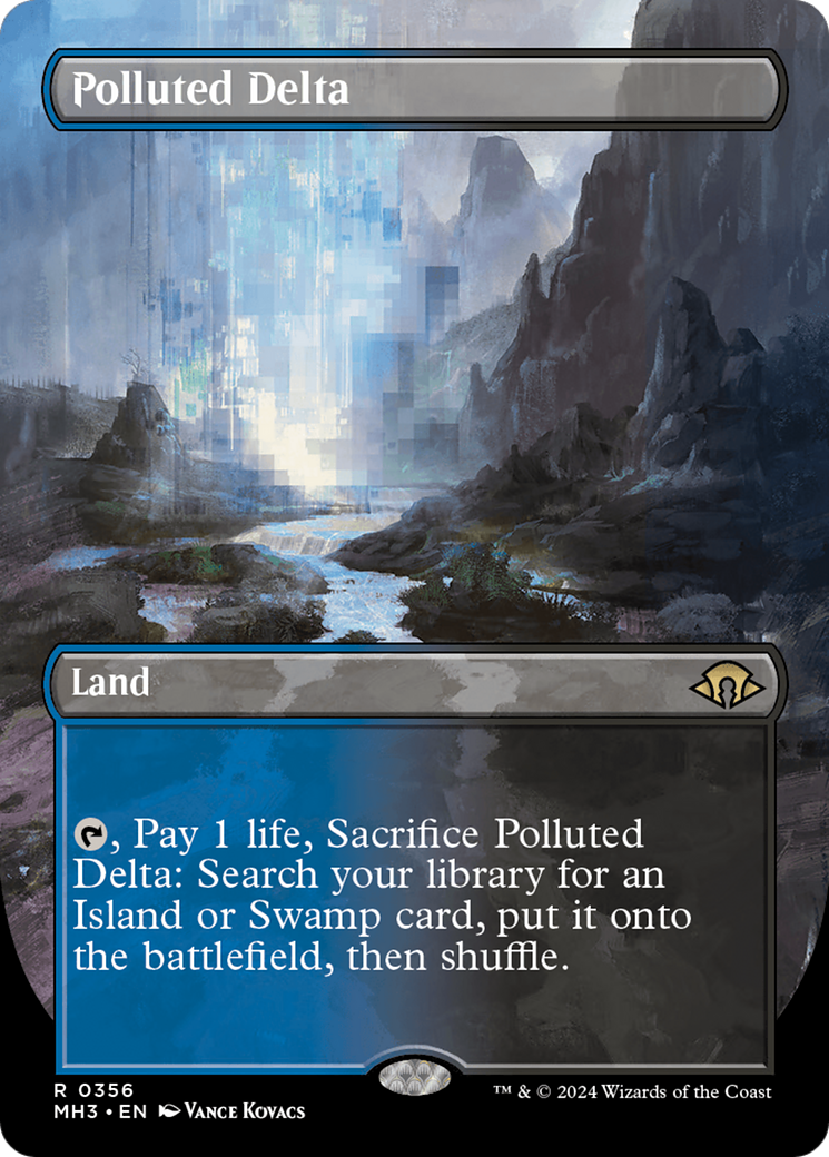 Polluted Delta (Borderless) (356) Foil - Modern Horizons 3
