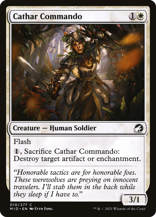 Cathar Commando [Innistrad: Midnight Hunt] Foil