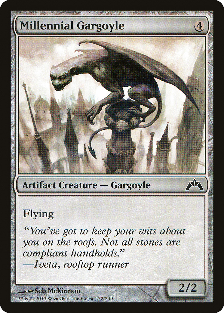 Millennial Gargoyle (232) Foil - Gatecrash