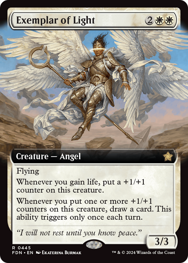 Exemplar of Light (Extended Art) [Foundations] Foil