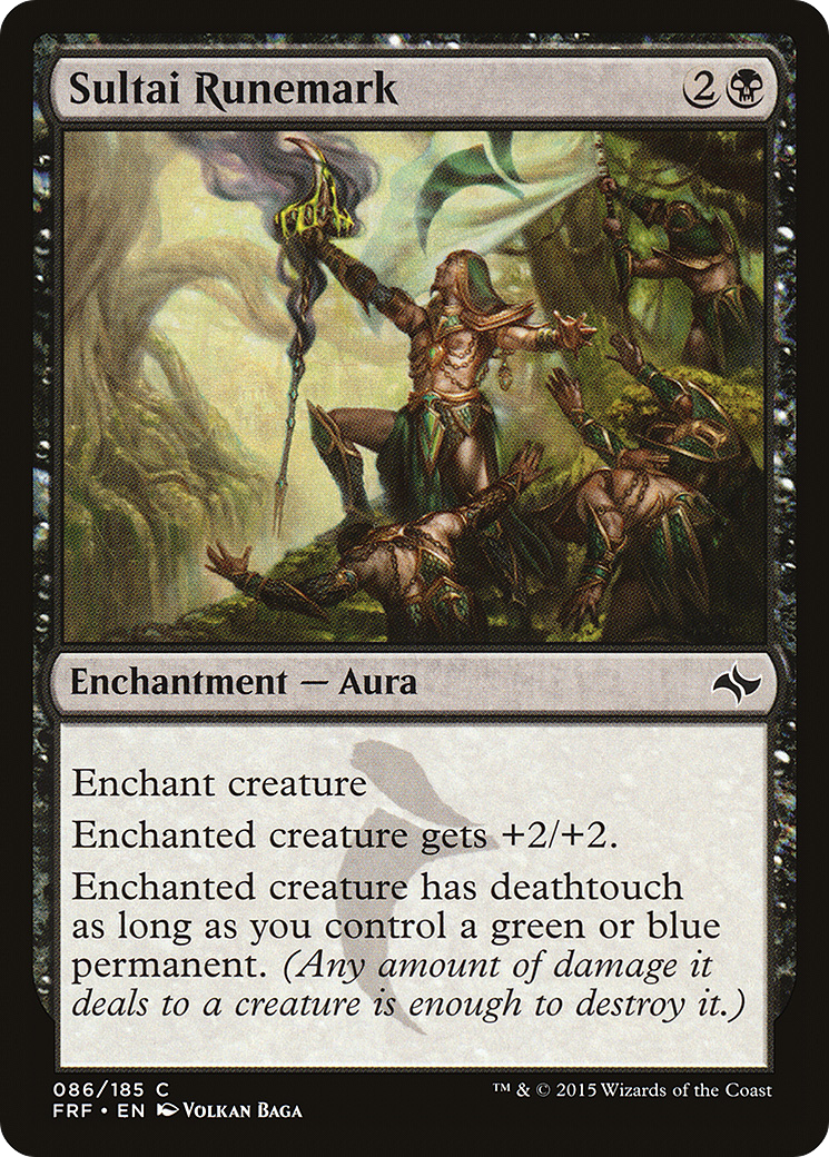 Sultai Runemark (086) Foil - Fate Reforged
