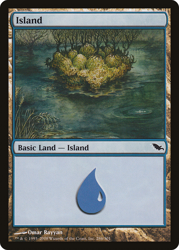 Island (286) [Shadowmoor] Foil