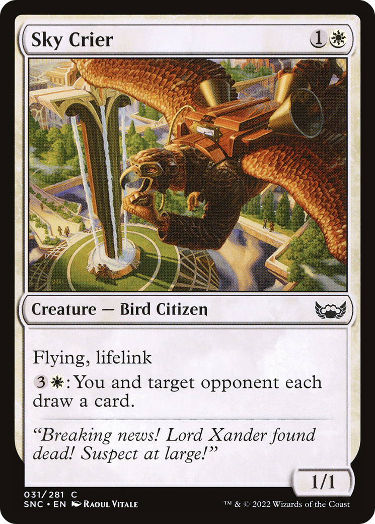 Sky Crier (031) Foil - Streets of New Capenna
