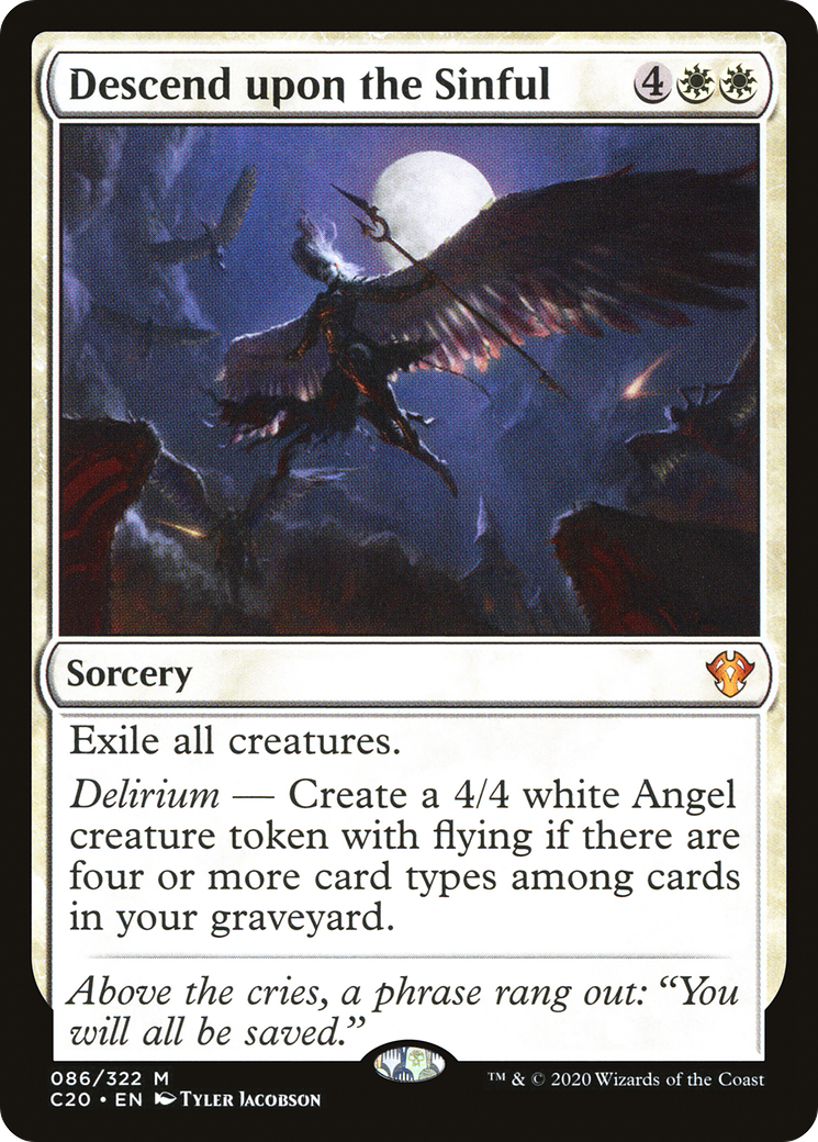 Descend upon the Sinful (086) - Commander 2020