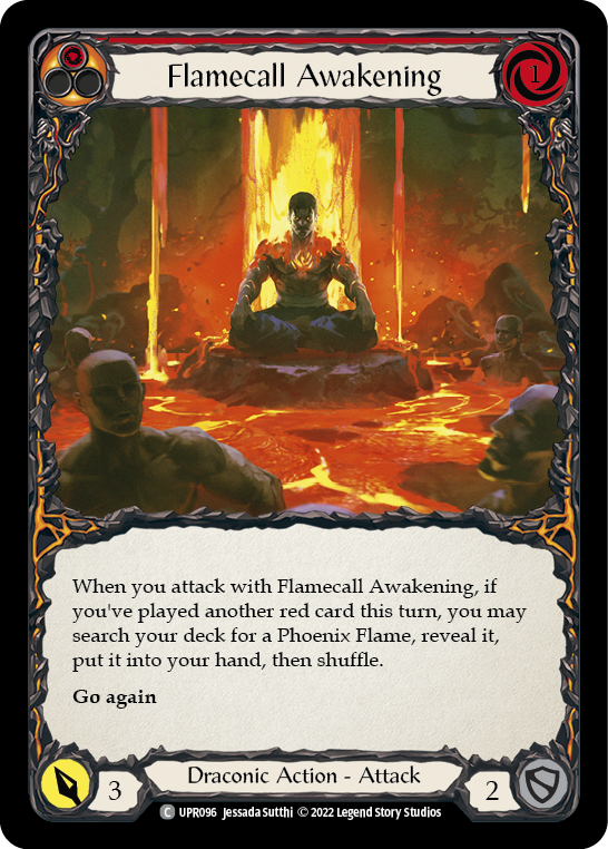 Flamecall Awakening [UPR096] (Uprising) | Silver Goblin