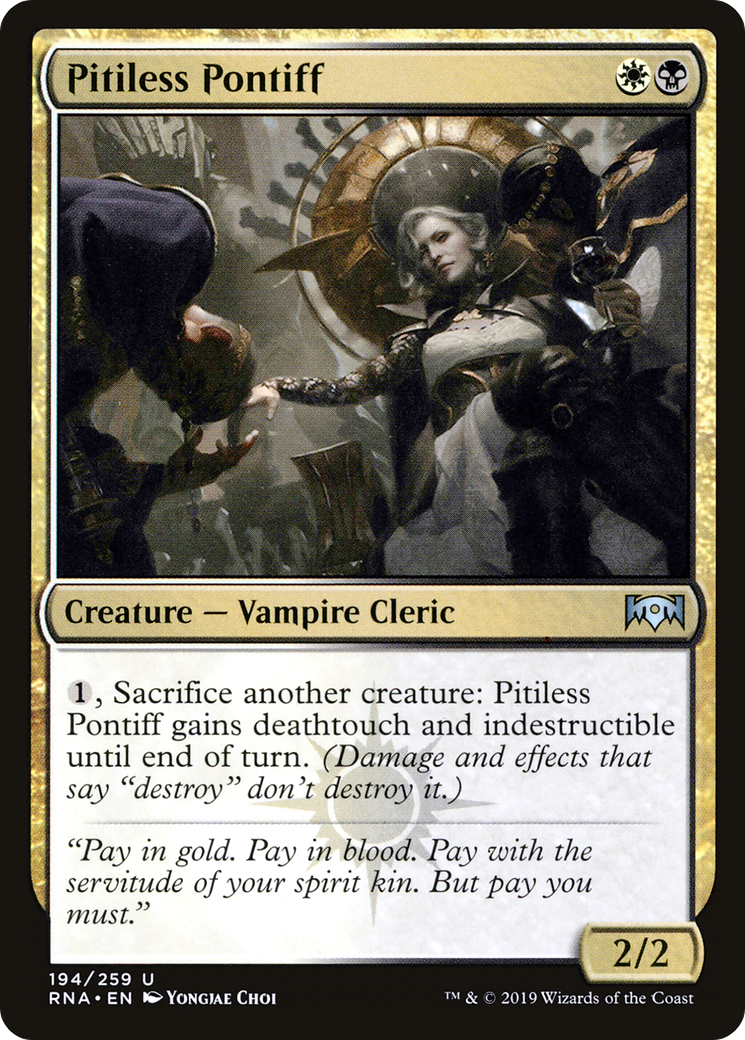 Pitiless Pontiff (194) - Ravnica Allegiance