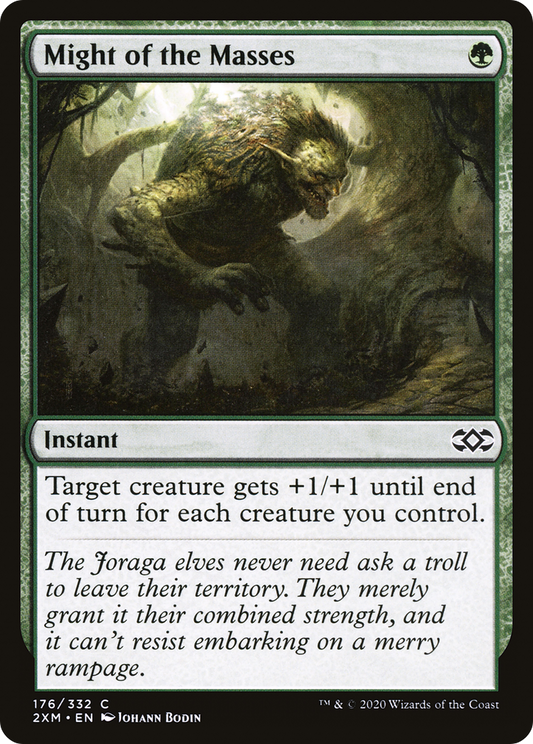 Might of the Masses (176) Foil - Double Masters