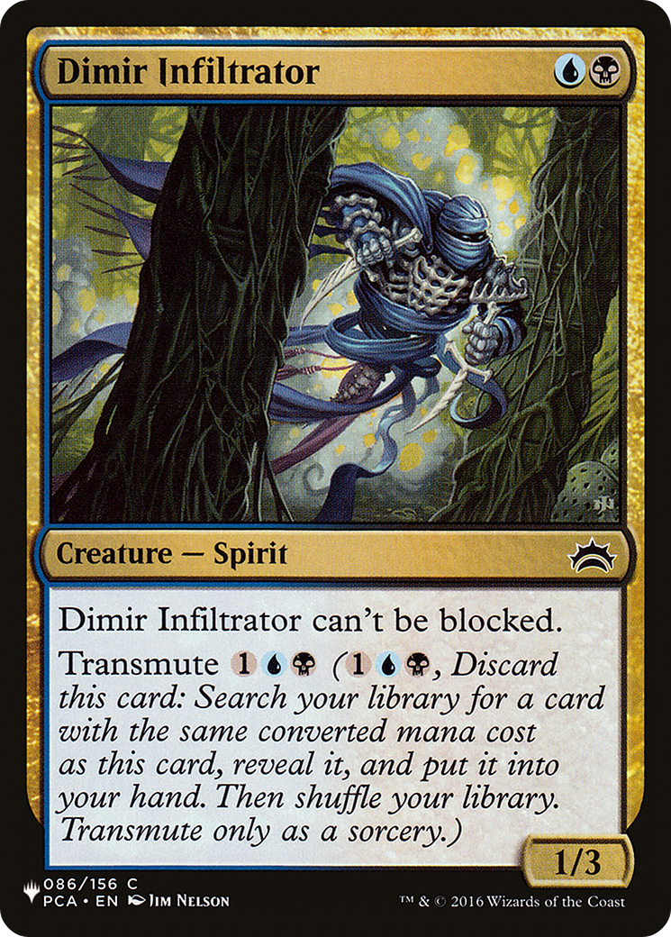 Dimir Infiltrator (PCA-86) - The List