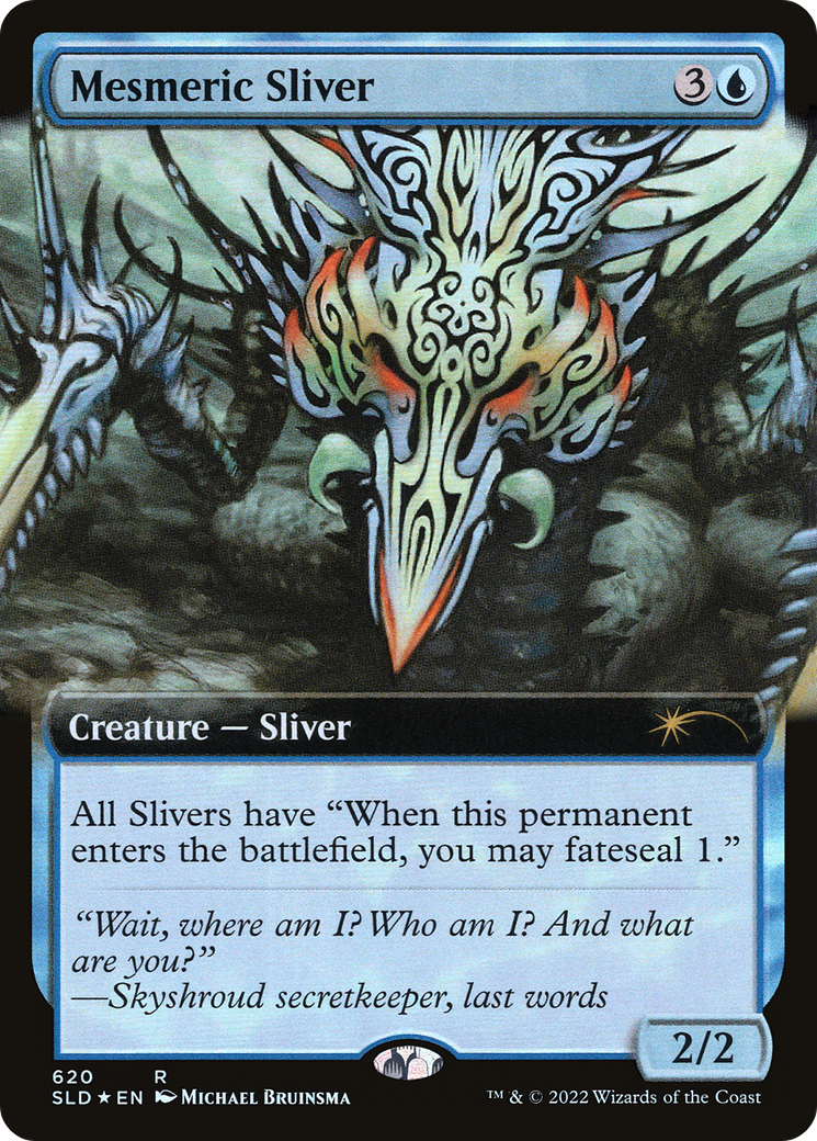 Mesmeric Sliver (Extended Art) [Secret Lair Drop Series] | Silver Goblin