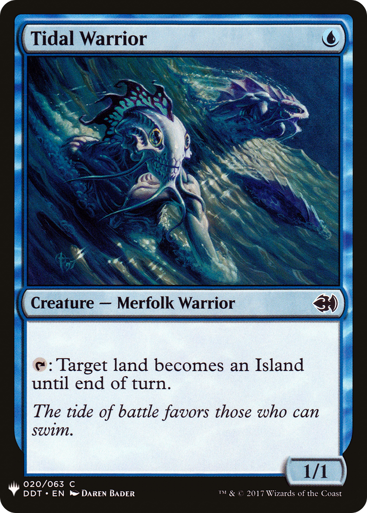 Tidal Warrior (DDT-20) - The List