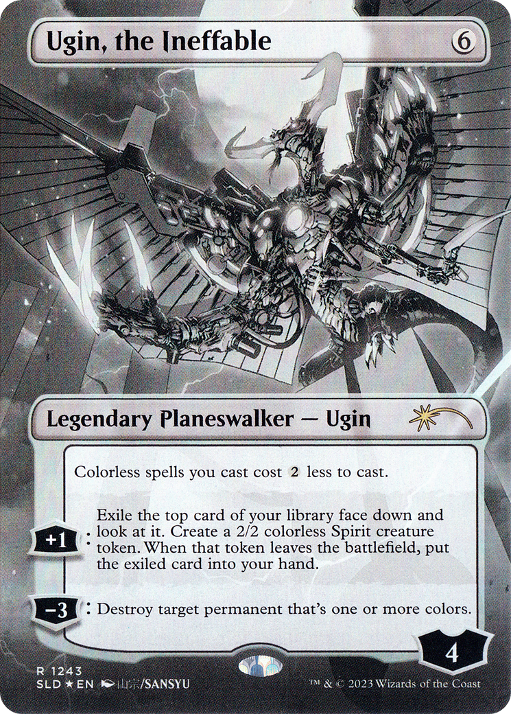 Ugin, the Ineffable (Borderless) [Secret Lair Drop Series] | Silver Goblin