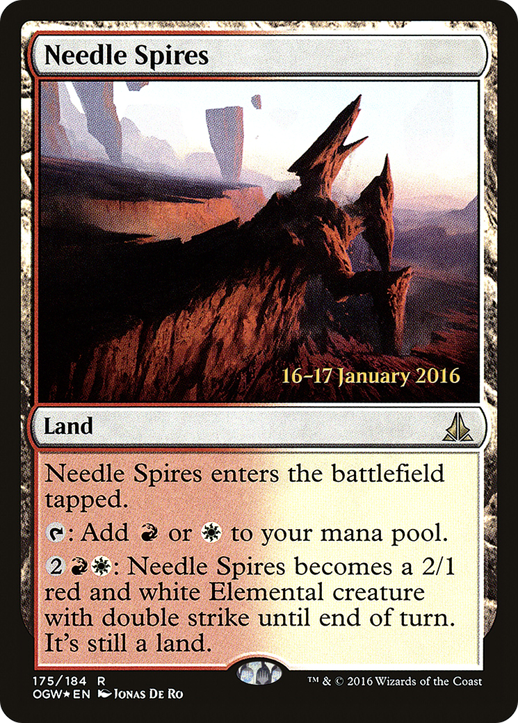 Needle Spires (175) Foil - Oath of the Gatewatch Promos