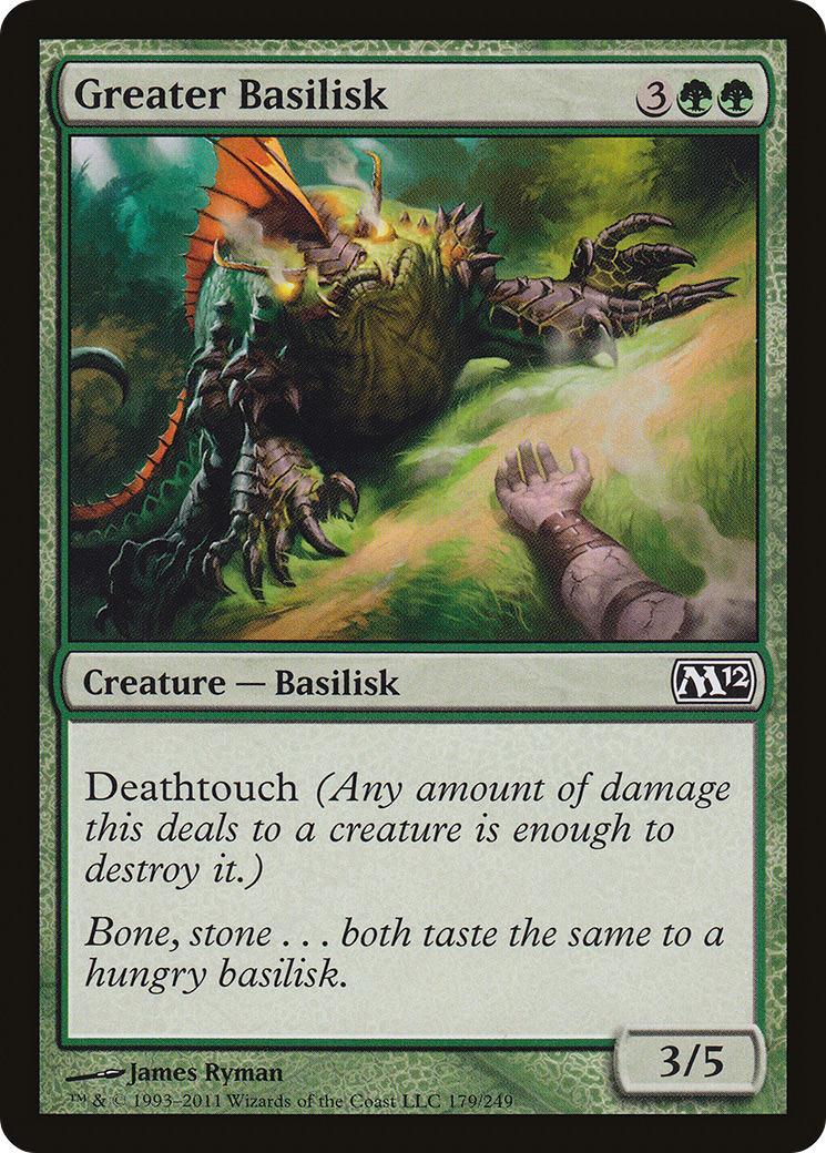 Greater Basilisk (179) Foil - Magic 2012