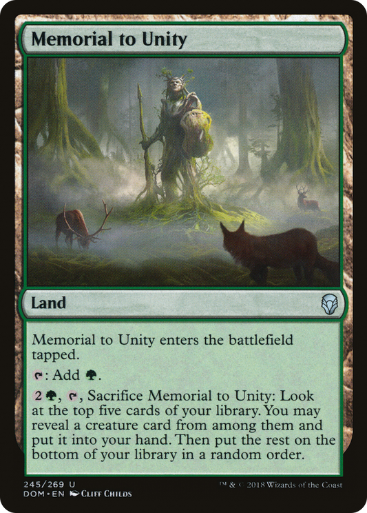 Memorial to Unity [Dominaria] Foil