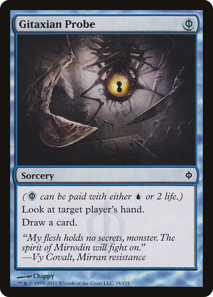 Gitaxian Probe (035) - New Phyrexia Foil