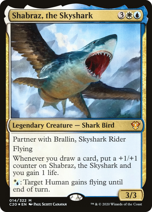 Shabraz, the Skyshark (014) - Commander 2020