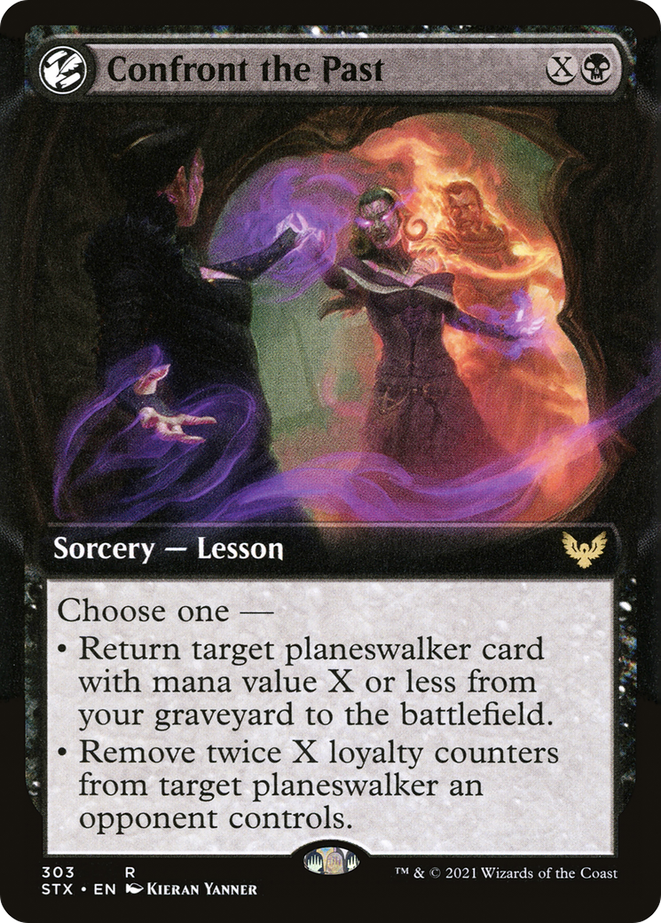 Confront the Past (Extended Art) (303) - Strixhaven: School of Mages