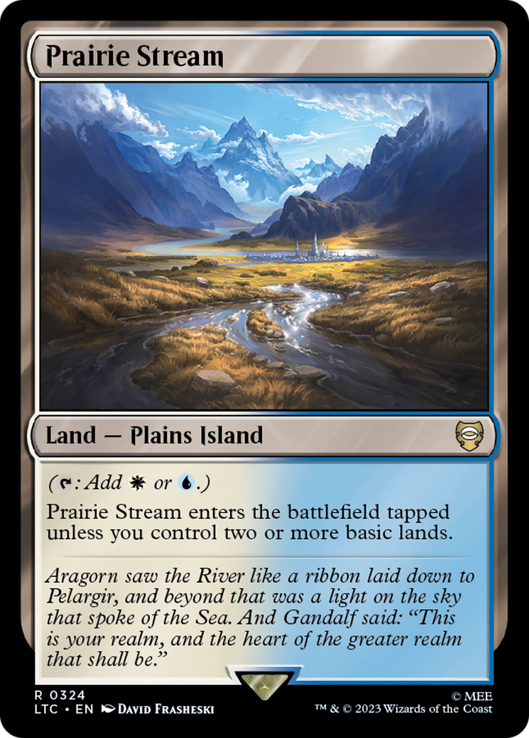 Prairie Stream (324) - Tales of Middle-earth Commander
