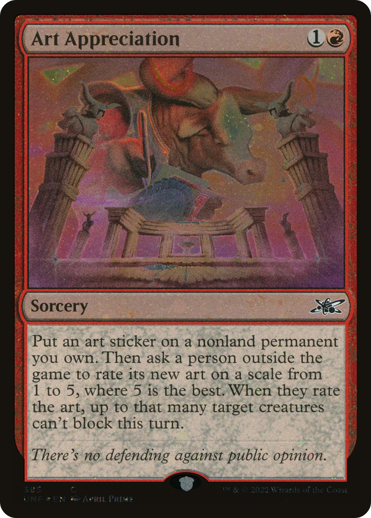 Art Appreciation (385) Foil - Unfinity