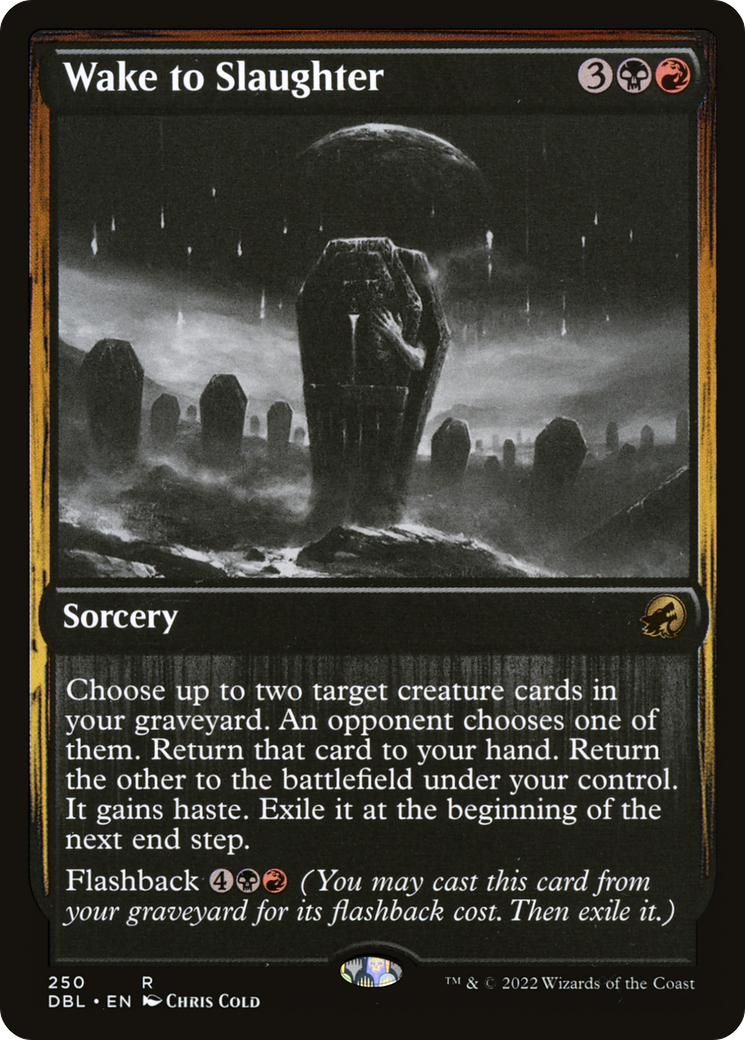Wake to Slaughter [Innistrad: Double Feature] Foil