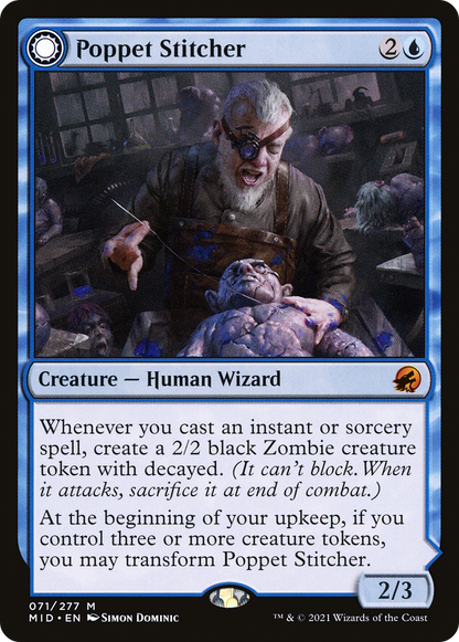 Poppet Stitcher (071) Foil - Innistrad: Midnight Hunt