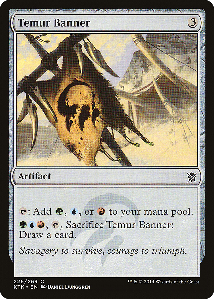 Temur Banner (226) Foil - Khans of Tarkir