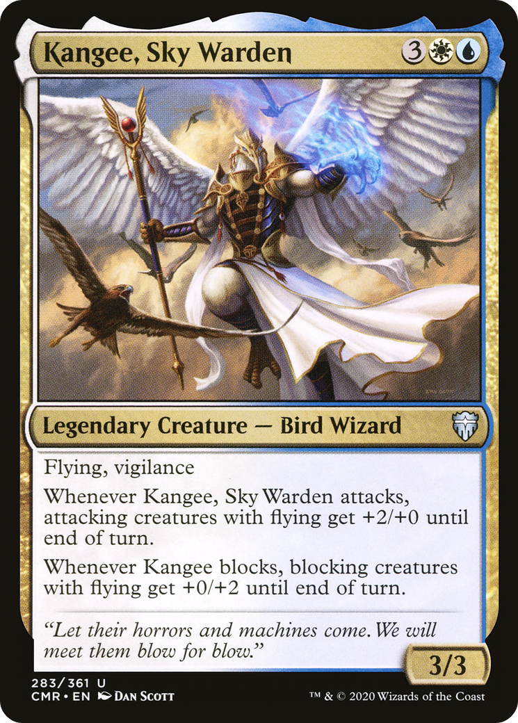Kangee, Sky Warden (283) Foil - Commander Legends