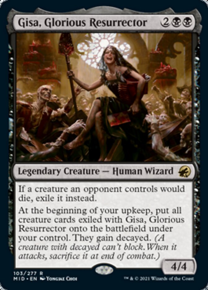 Gisa, Glorious Resurrector [Innistrad: Midnight Hunt] | Silver Goblin