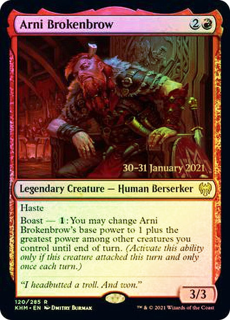 Arni Brokenbrow [Kaldheim Prerelease Promos] | Silver Goblin