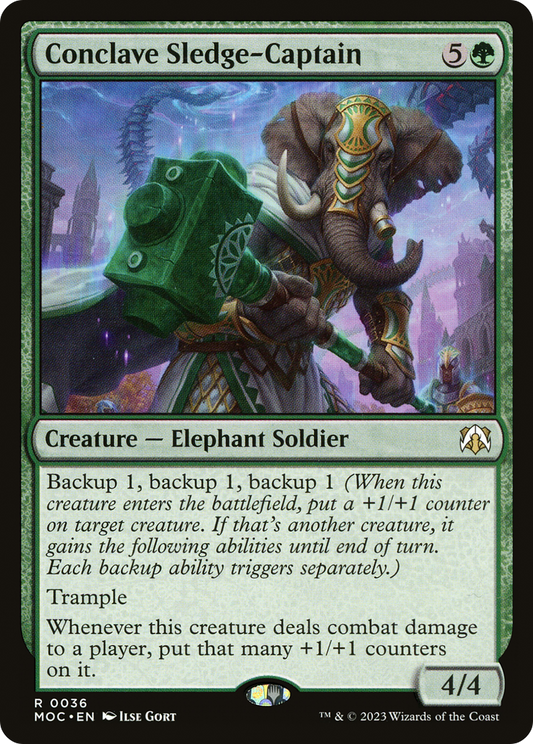 Conclave Sledge-Captain (036) - March of the Machine Commander