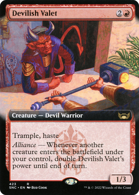 Devilish Valet (Extended Art) (423) - Streets of New Capenna