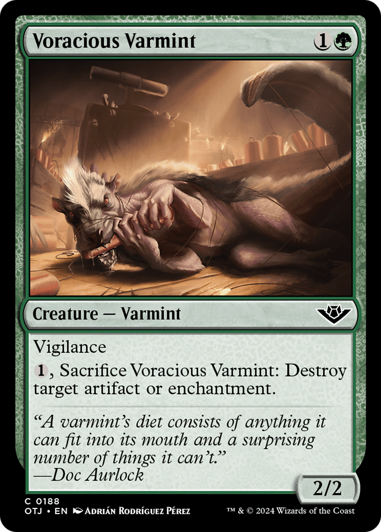 Voracious Varmint (188) Foil - Outlaws of Thunder Junction