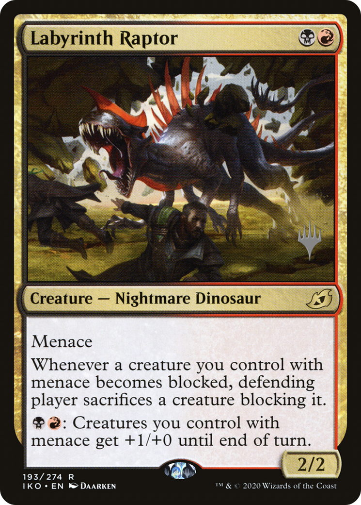 Labyrinth Raptor (193) - Ikoria: Lair of Behemoths Promos