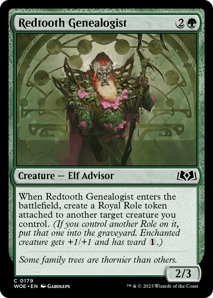 Redtooth Genealogist (179) - Wilds of Eldraine