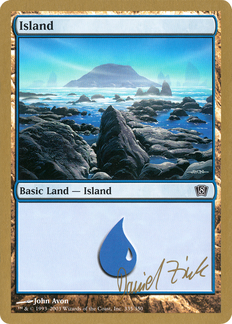 Island (335) - 2003 Daniel Zink (8ED) - World Championship Decks 2003