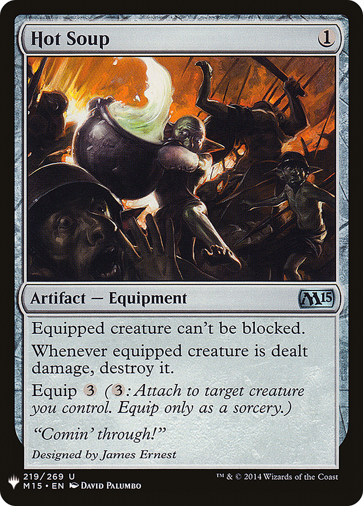 Hot Soup (M15-219) - The List