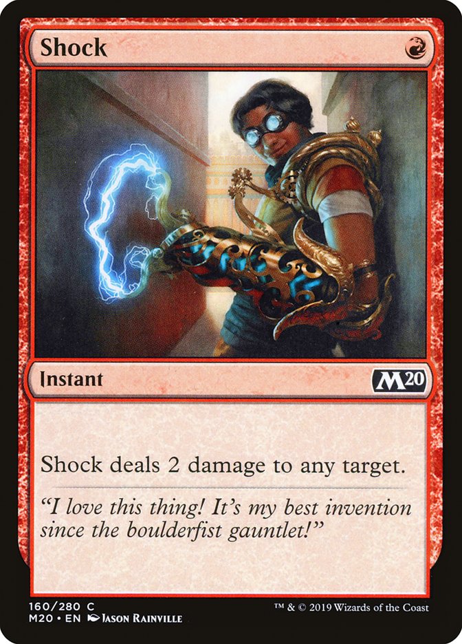 Shock [Core Set 2020] | Silver Goblin