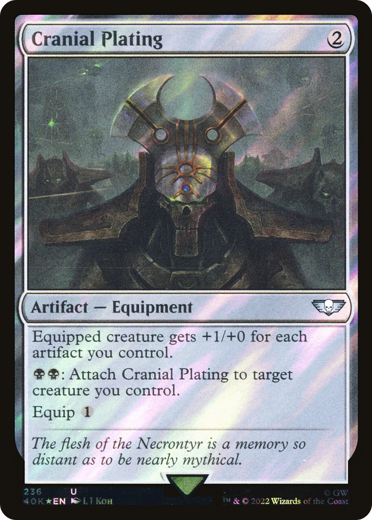Cranial Plating (236) Surge Foil - Warhammer 40,000 Commander