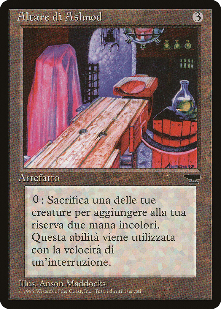 Ashnod's Altar (Italian) - "Altare di Ashnod" [Rinascimento] | Silver Goblin