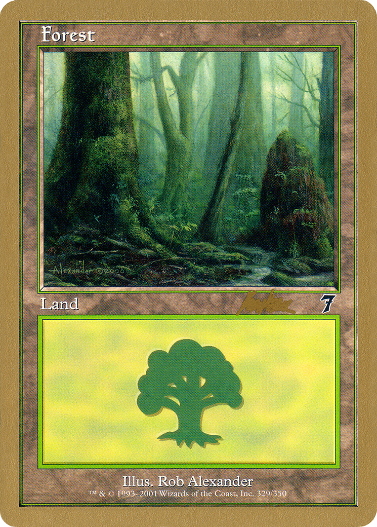 Forest (Retro) (bk329) - World Championship Decks 2002