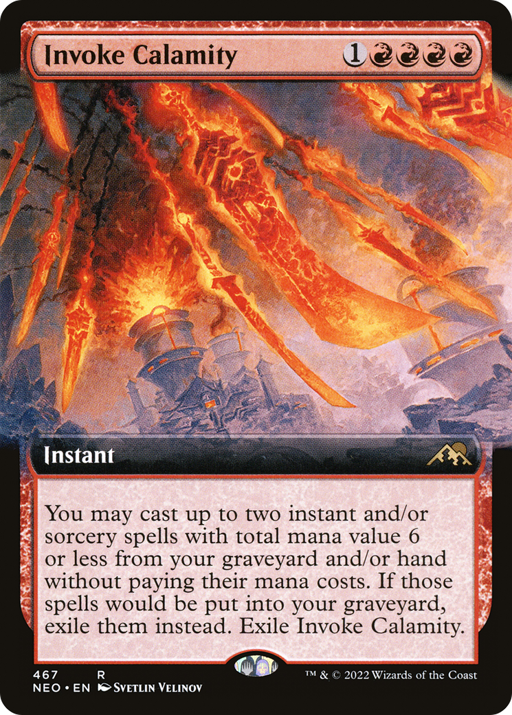 Invoke Calamity (Extended Art) (467) - Kamigawa: Neon Dynasty