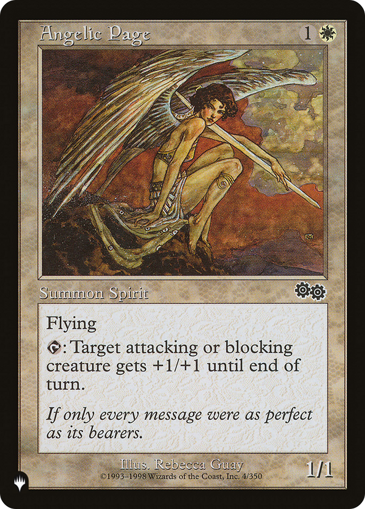 Angelic Page [The List Reprints] | Silver Goblin