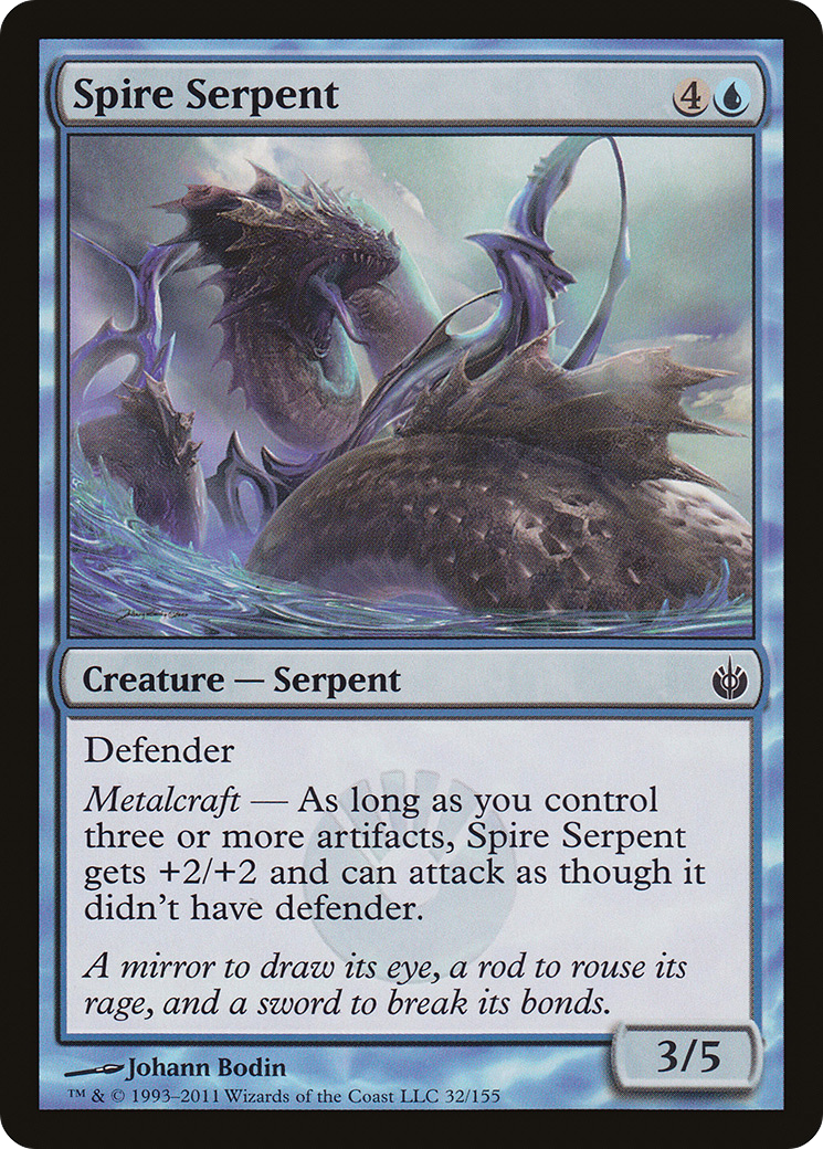Spire Serpent (032) - Mirrodin Besieged
