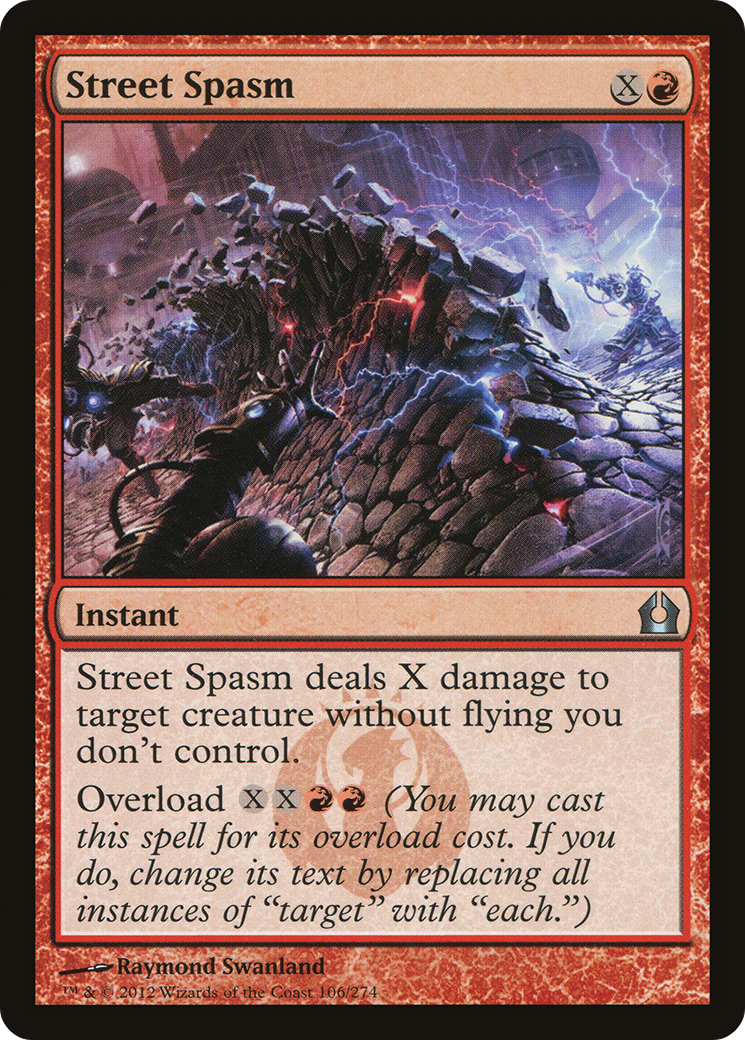 Street Spasm (106) Foil - Return to Ravnica