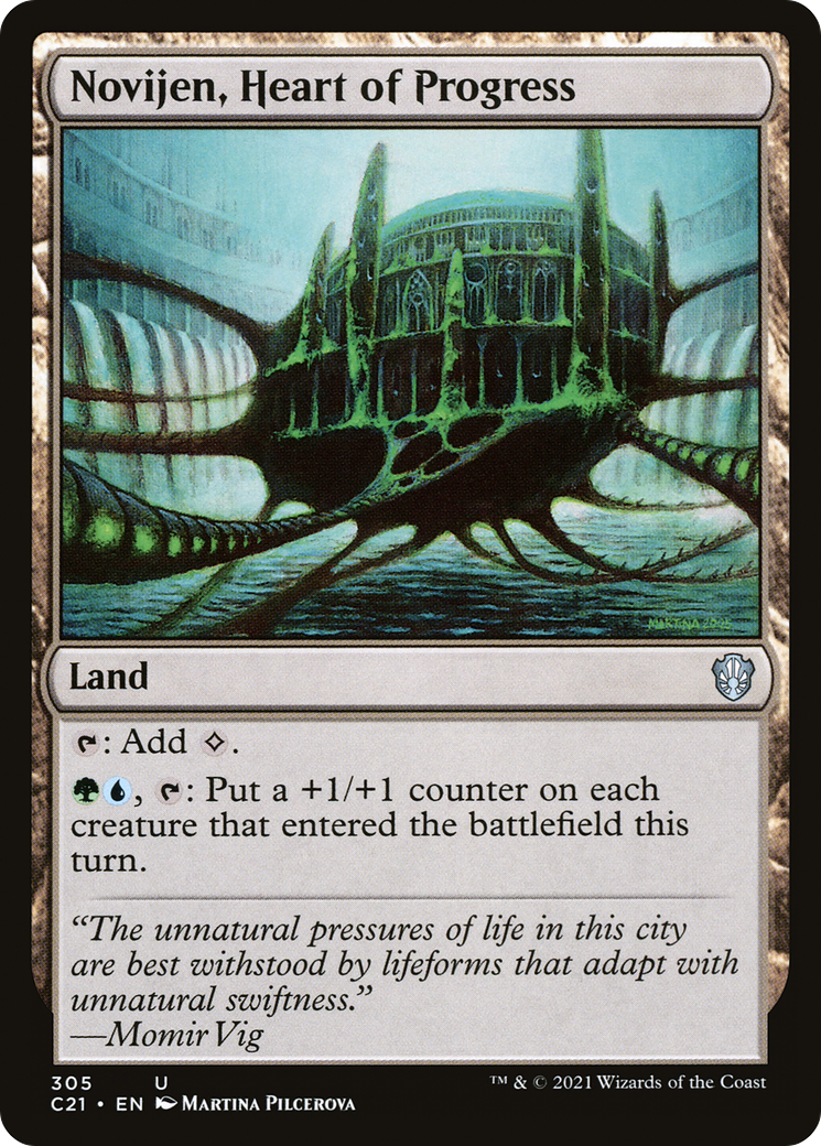 Novijen, Heart of Progress (305) - Commander 2021
