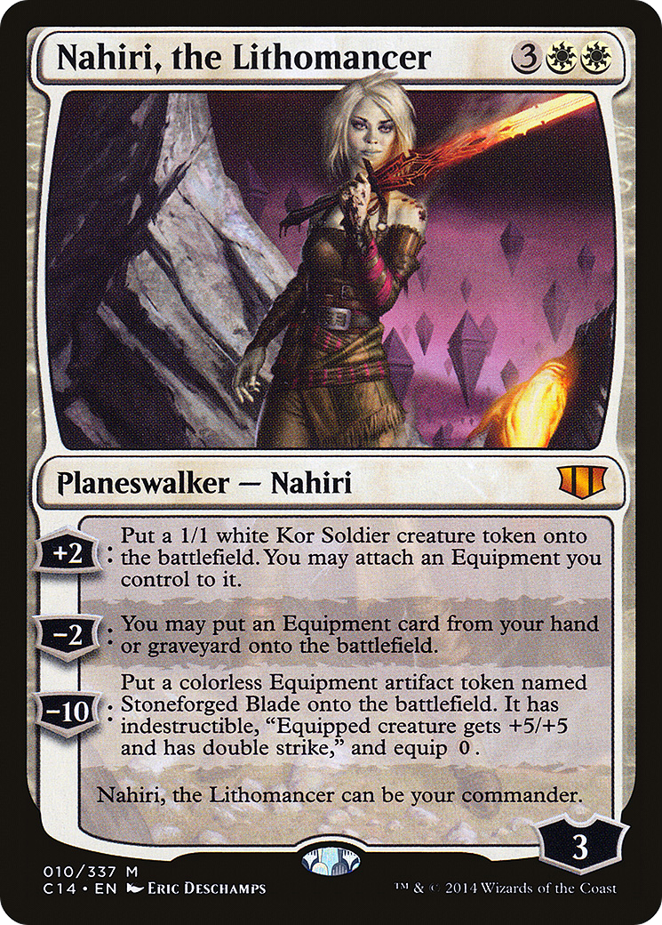 Nahiri, the Lithomancer (010) - Commander 2014