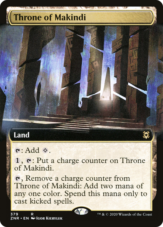 Throne of Makindi (Extended Art) (379) Foil - Zendikar Rising