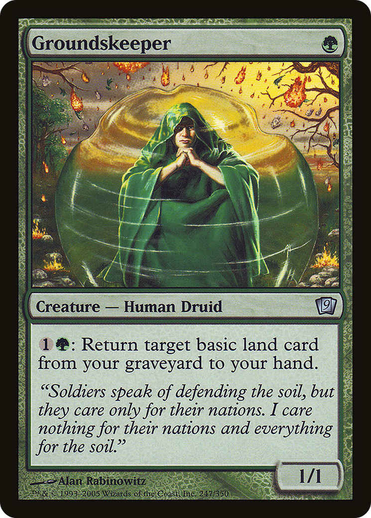 Groundskeeper (247) Foil - Ninth Edition